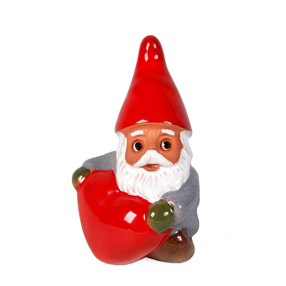 Microtomtefar med hjärta 9 cm