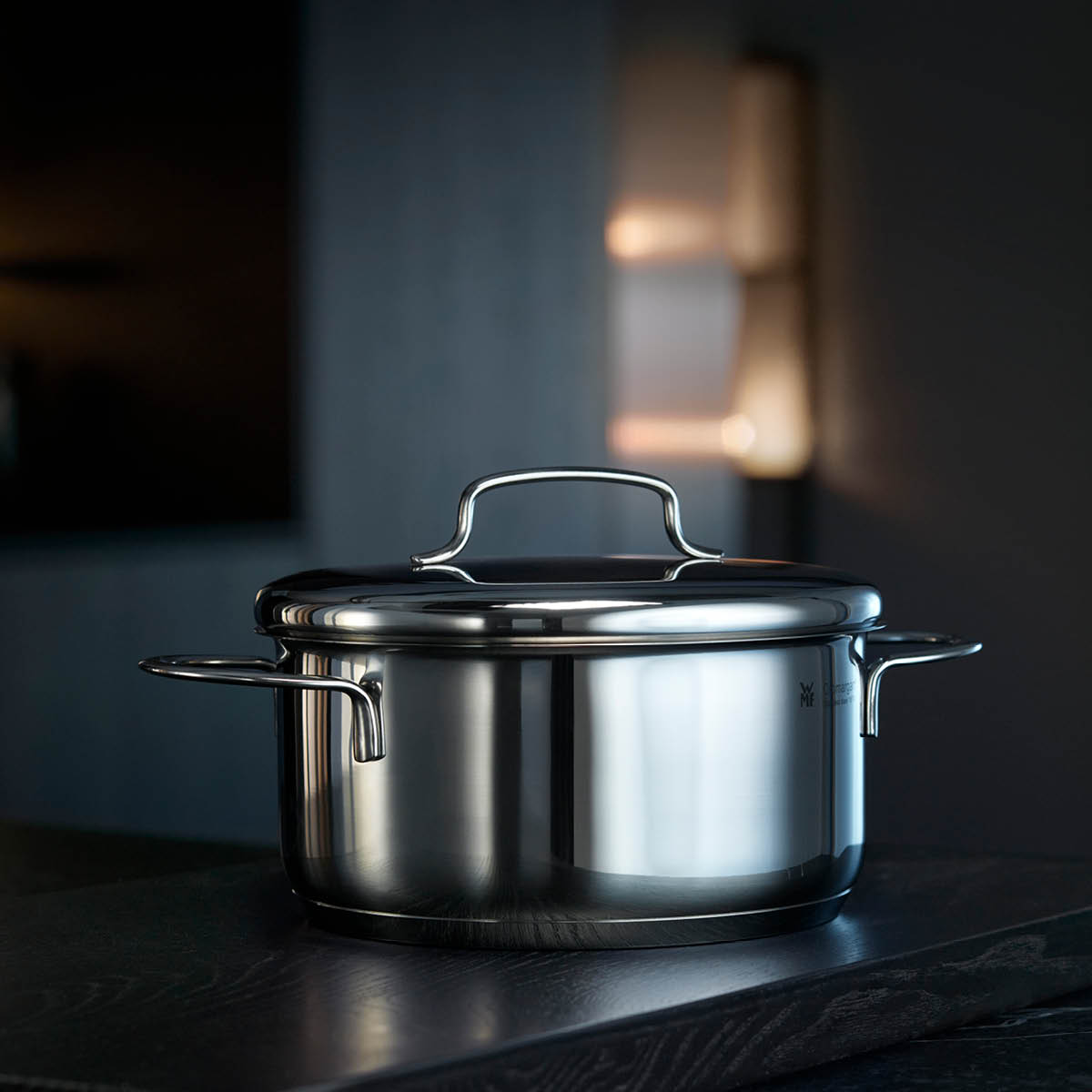 Mini Gryta låg med lock 16 cm