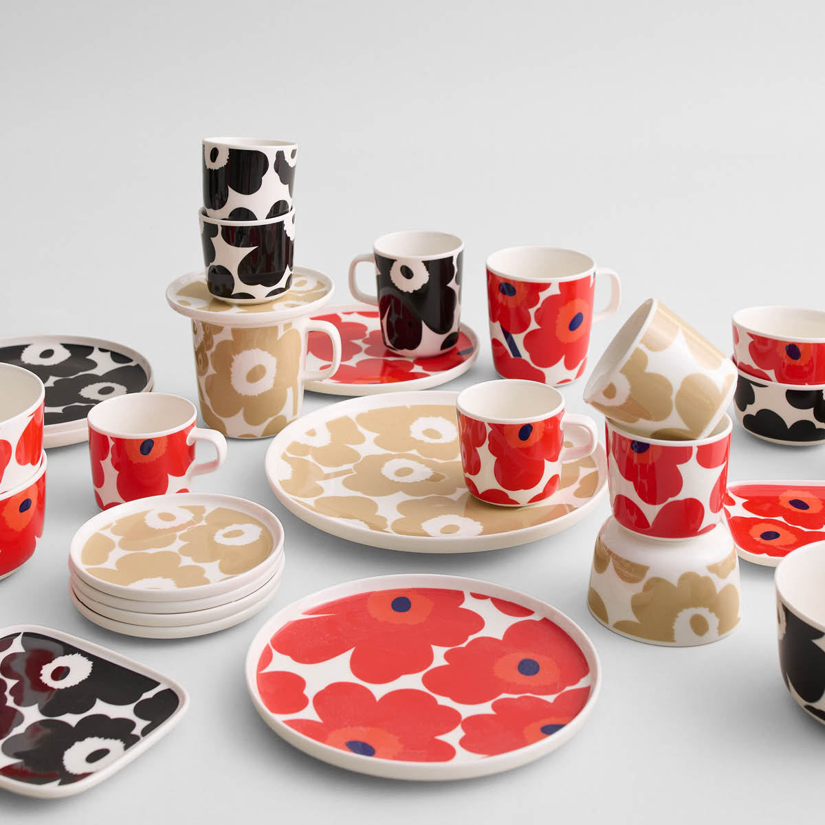 Unikko Tallrik 13,5 cm Beige/Vit