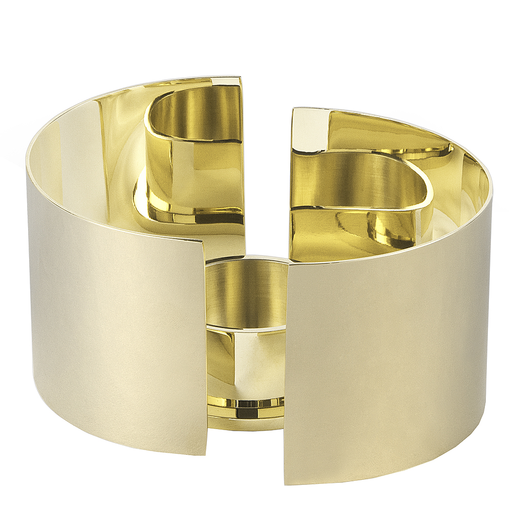 Infinity Ljuslykta 3 delar 6 cm Mässing