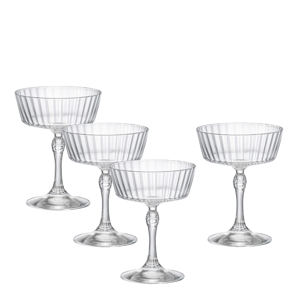 America Champagneglas 27,5 cl 4-pack Klar