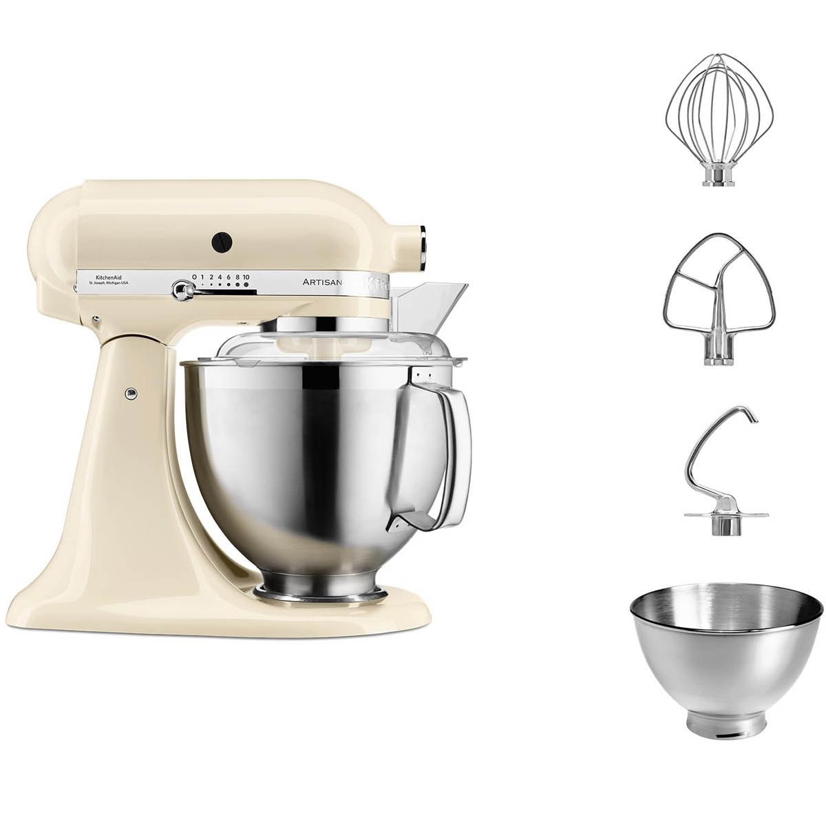 KitchenAid Artisan Köksmaskin 5KSM185PS 4,8 L Creme