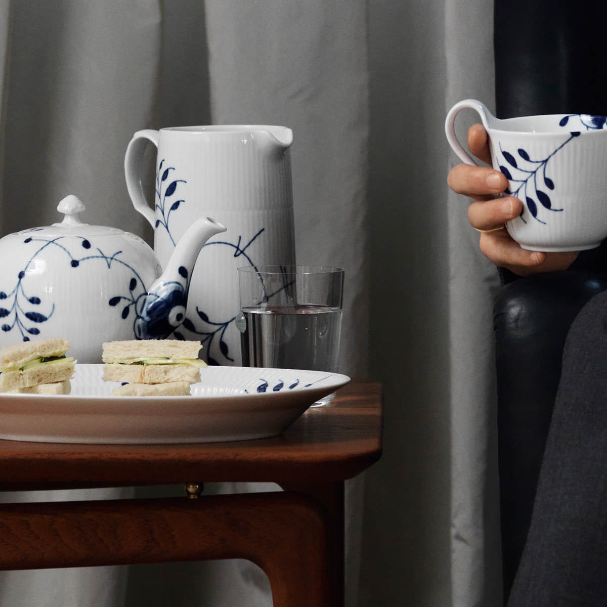 Blue Fluted Mega Kanna 1,7 L