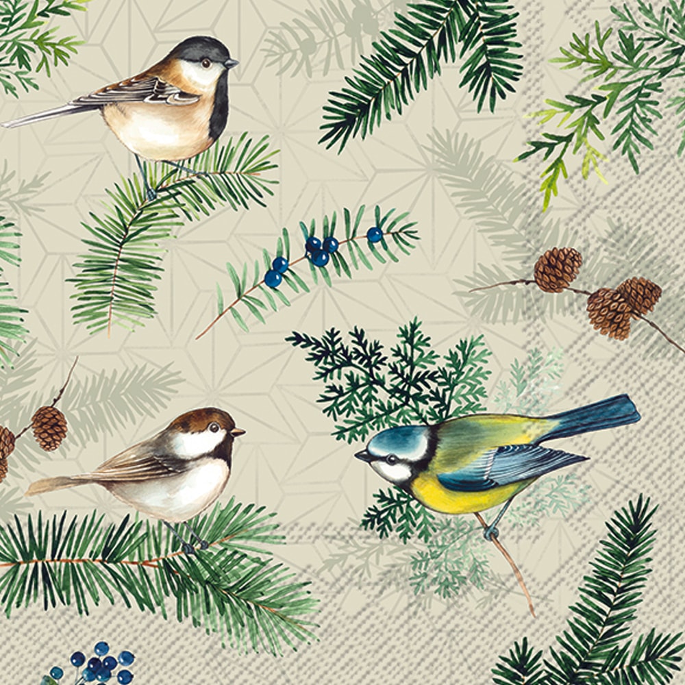 Servett Maisie's Friends 33x33 cm Creme