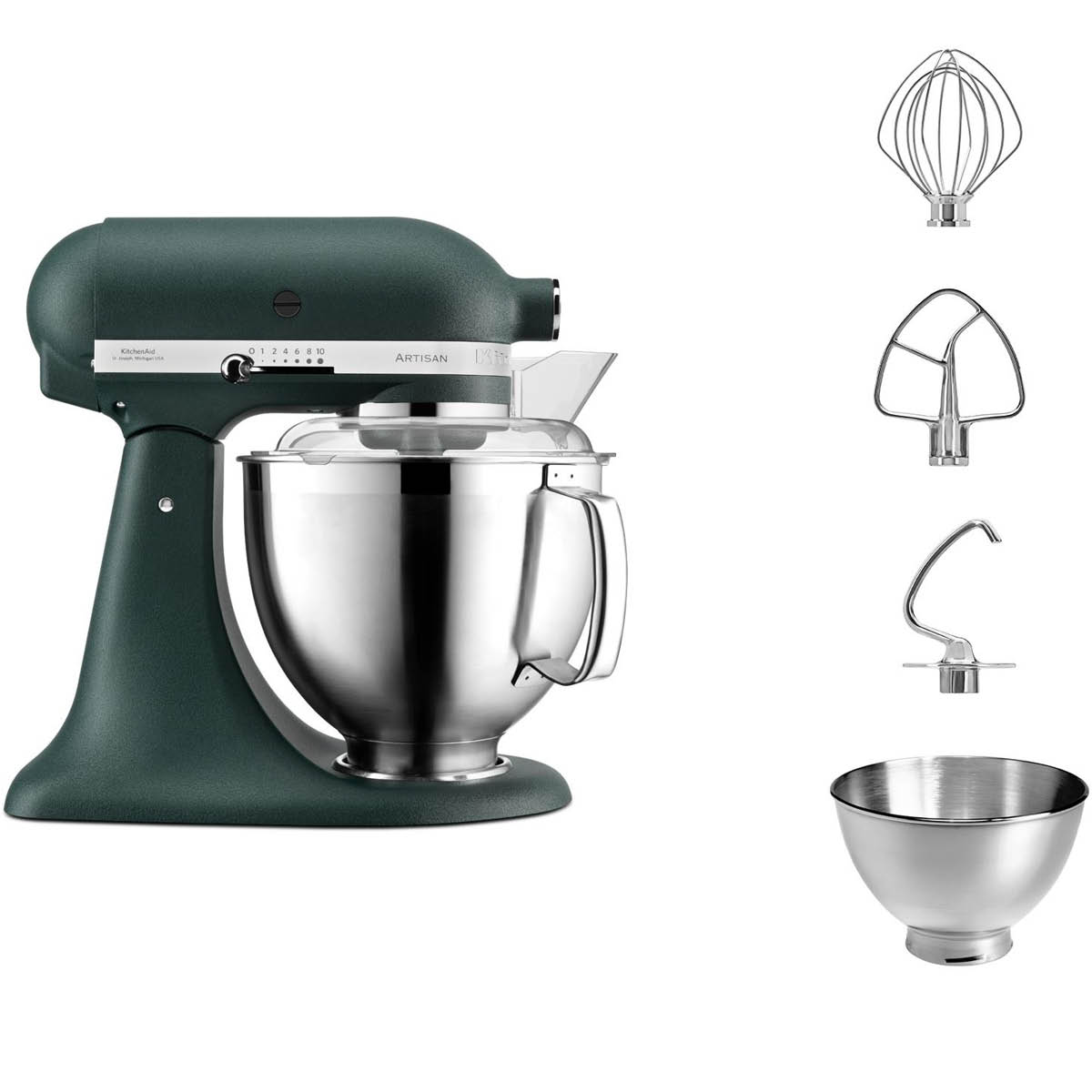 KitchenAid Artisan K&ouml;ksmaskin 5KSM185PS 4,8 L Pebble Palm