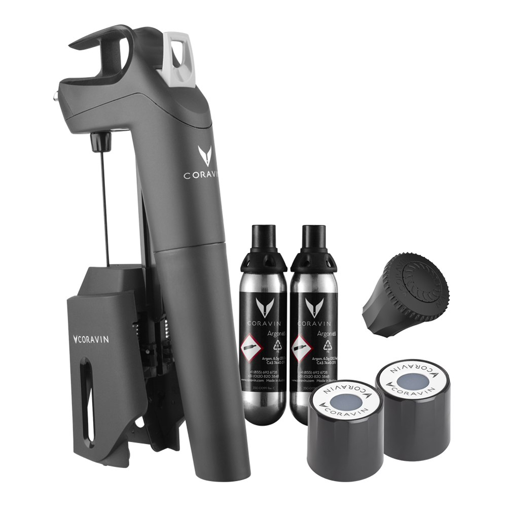 Timeless Vinkonserveringssystem 6 delar Svart