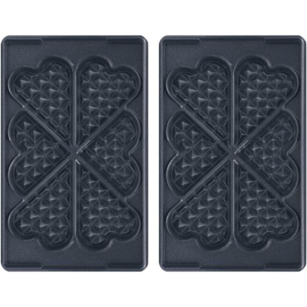 Box 6 Heart Waffle Plattor 2-Pack