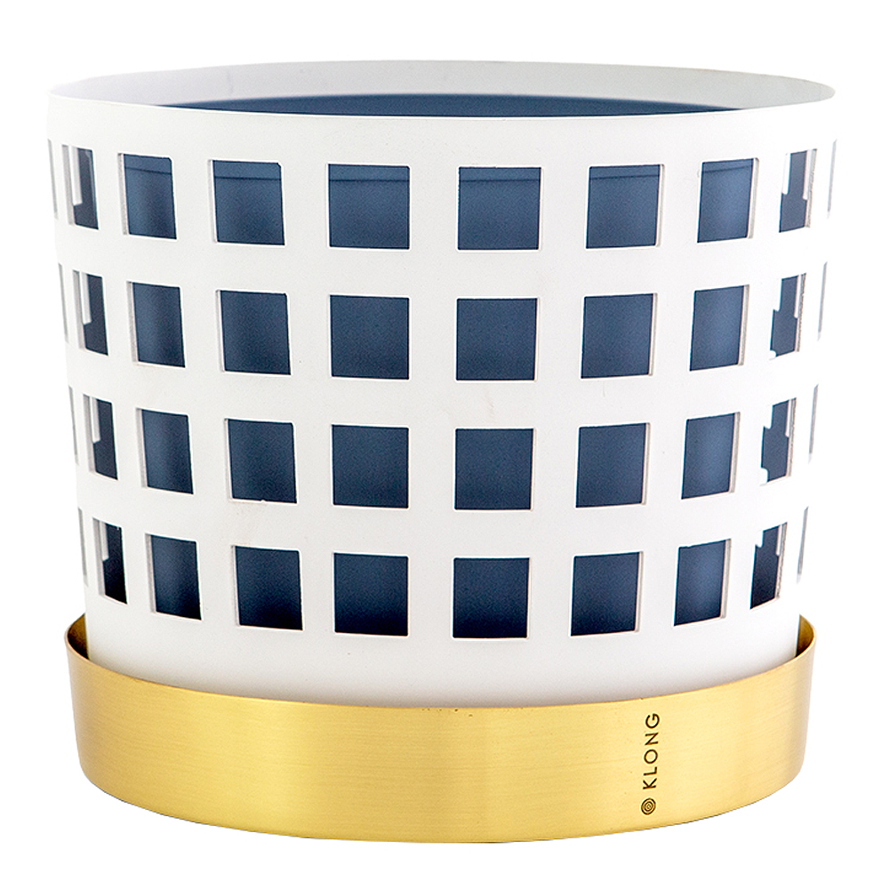 Trio Kruka Square 18 cm Vit