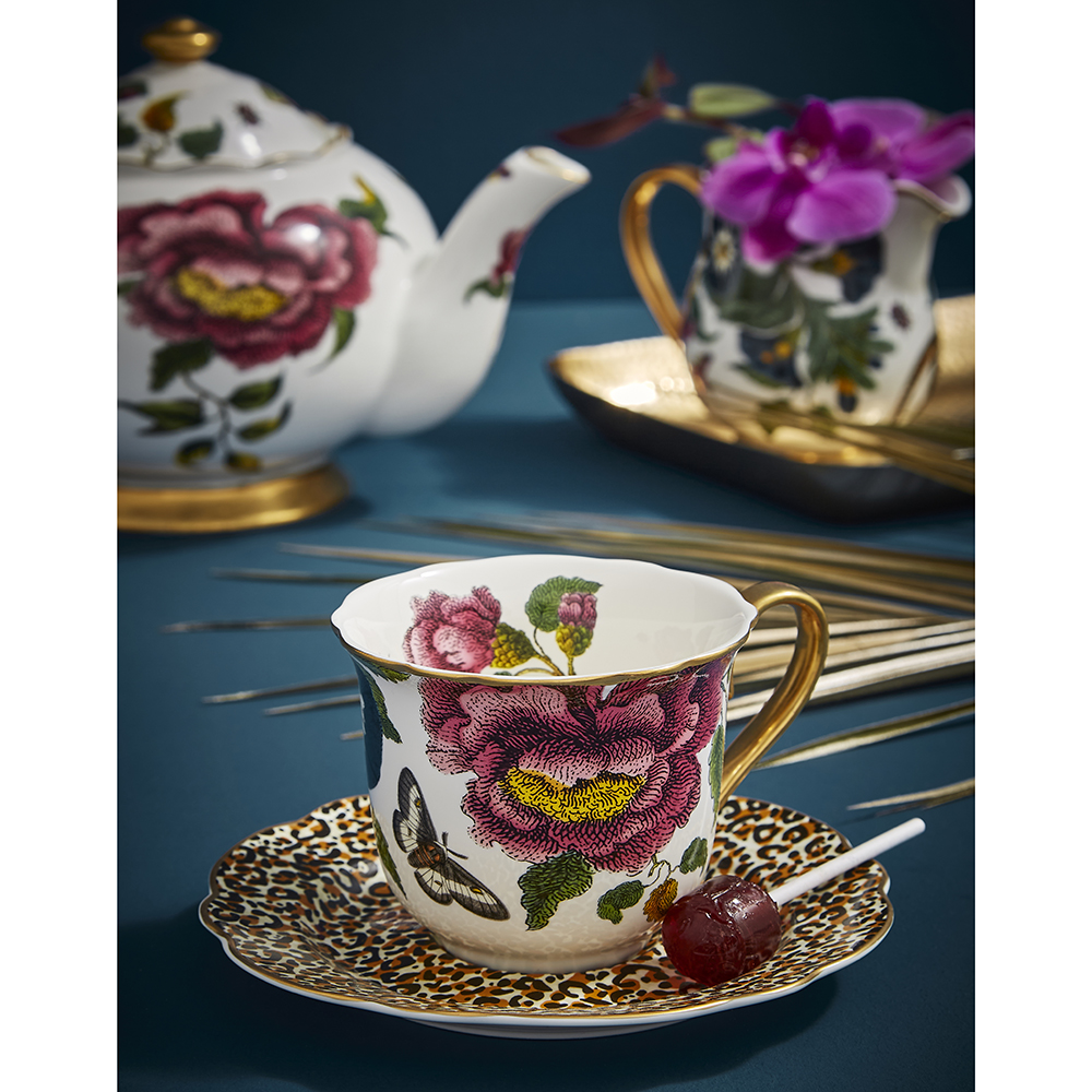 Creatures of Curiosity Tekopp med fat 25 cl White/Leo