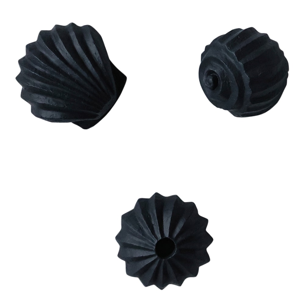 The Genesis Shells Skulptur Coal