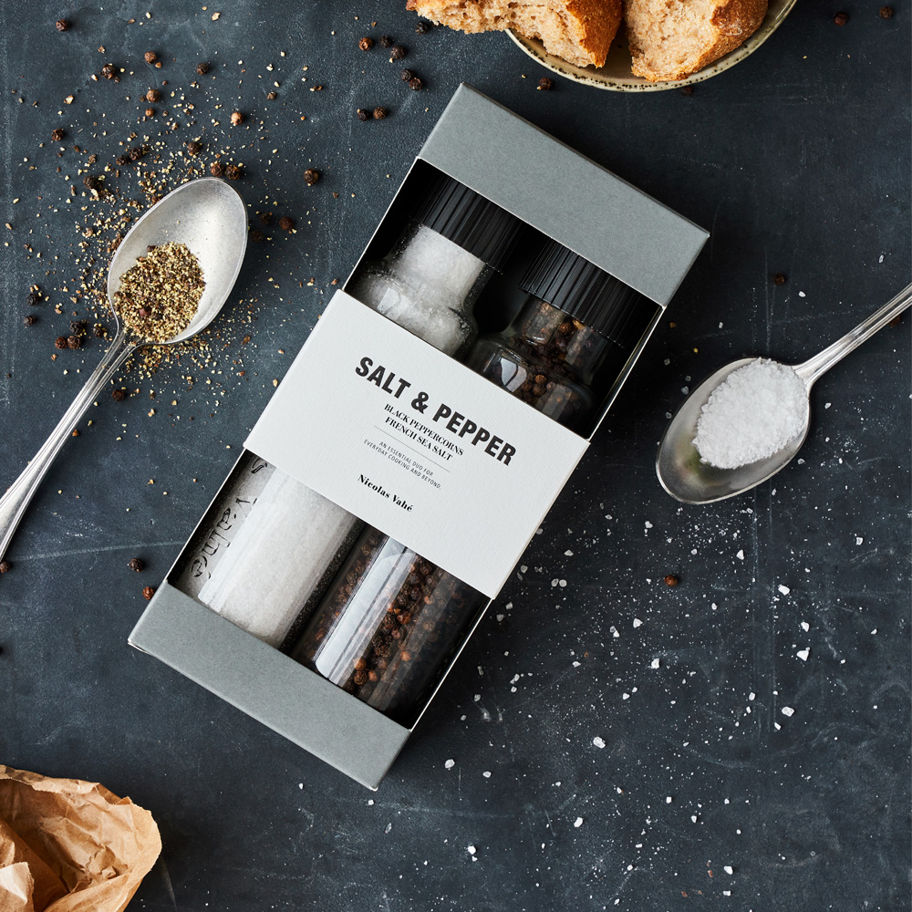 Presentask Salt & Peppar Svart