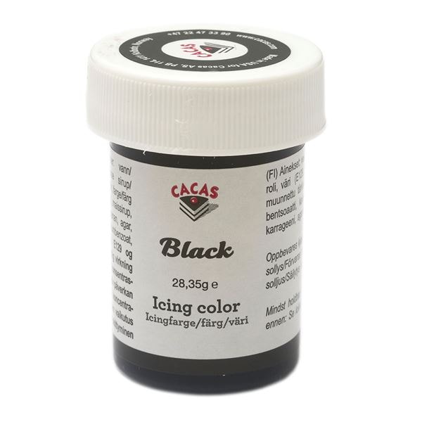 Icingfärg 28,35G Svart