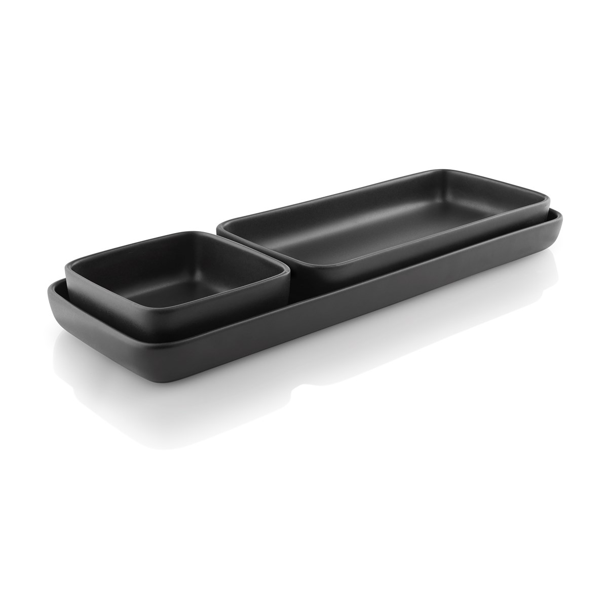Nordic Kitchen Serveringsfat 13x37 cm Svart