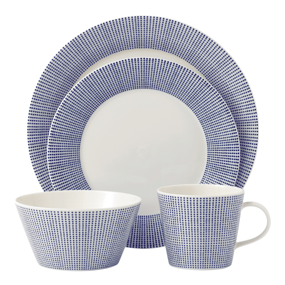 Pacific Tallrik flat 23 cm Dots