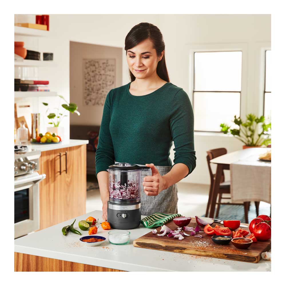 KitchenAid Cordless Gr&ouml;nsakshackare Sladdl&ouml;s Gr&aring;