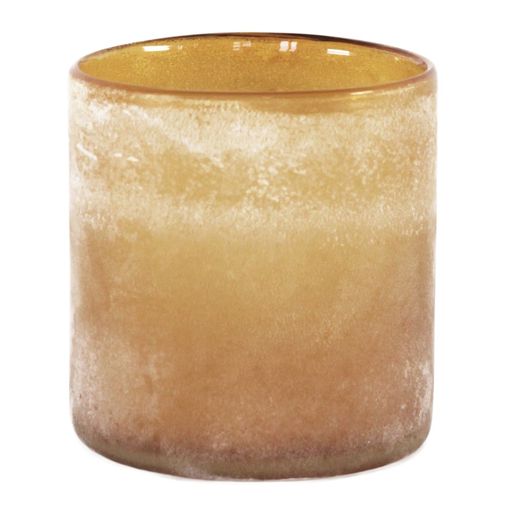 Frost Ljuslykta 12x12 cm Amber