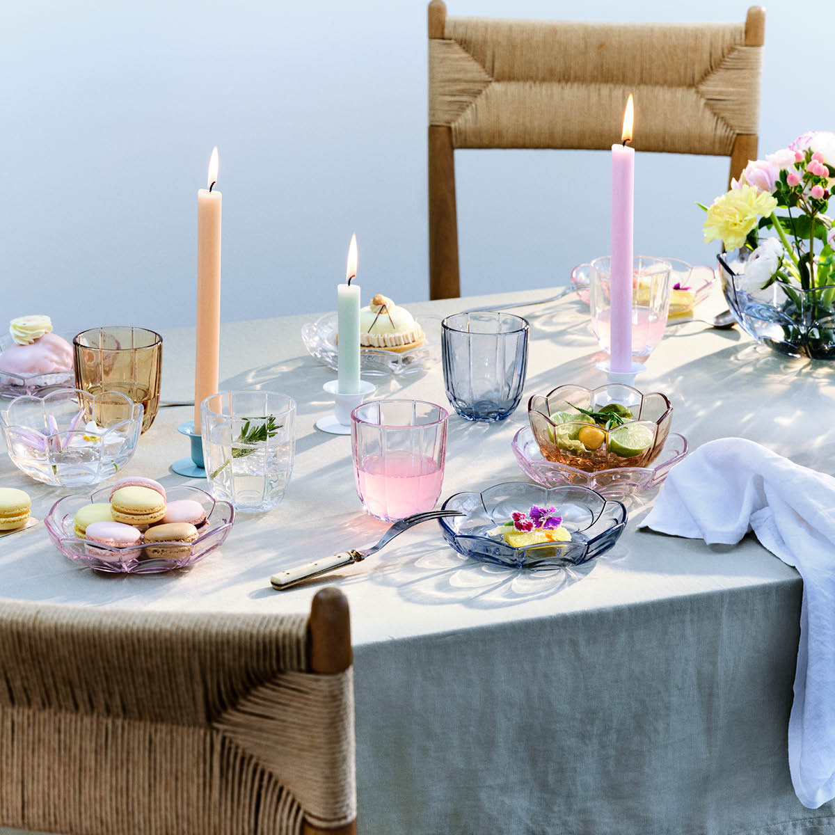 Lily Vattenglas 32 cl 2-pack Toffee Rose