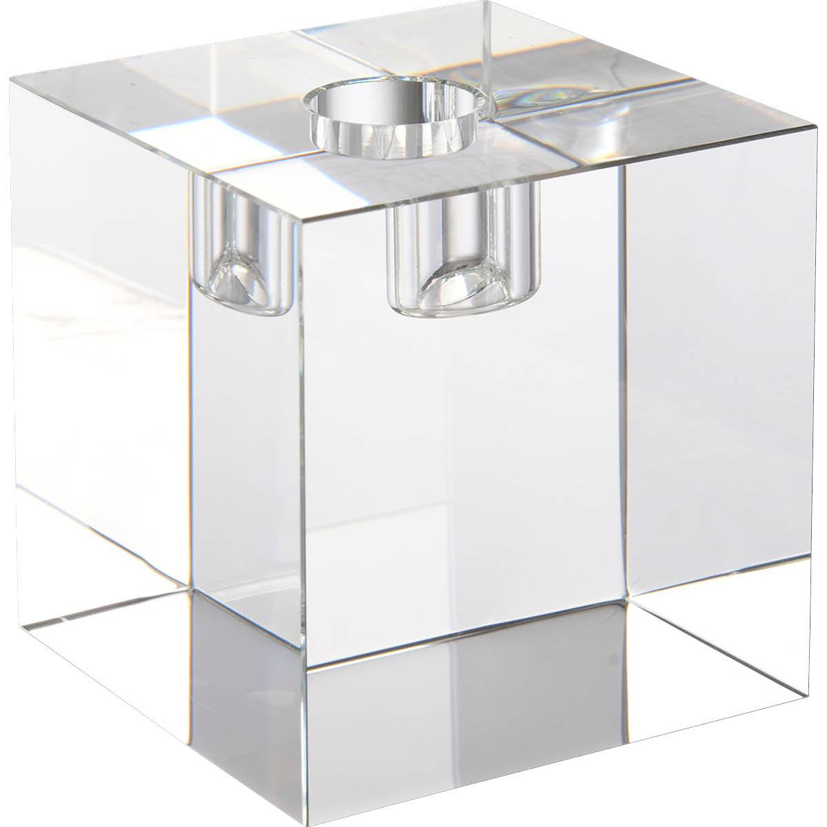 Milano Ljusstake Fyrkantig 8 cm Klar