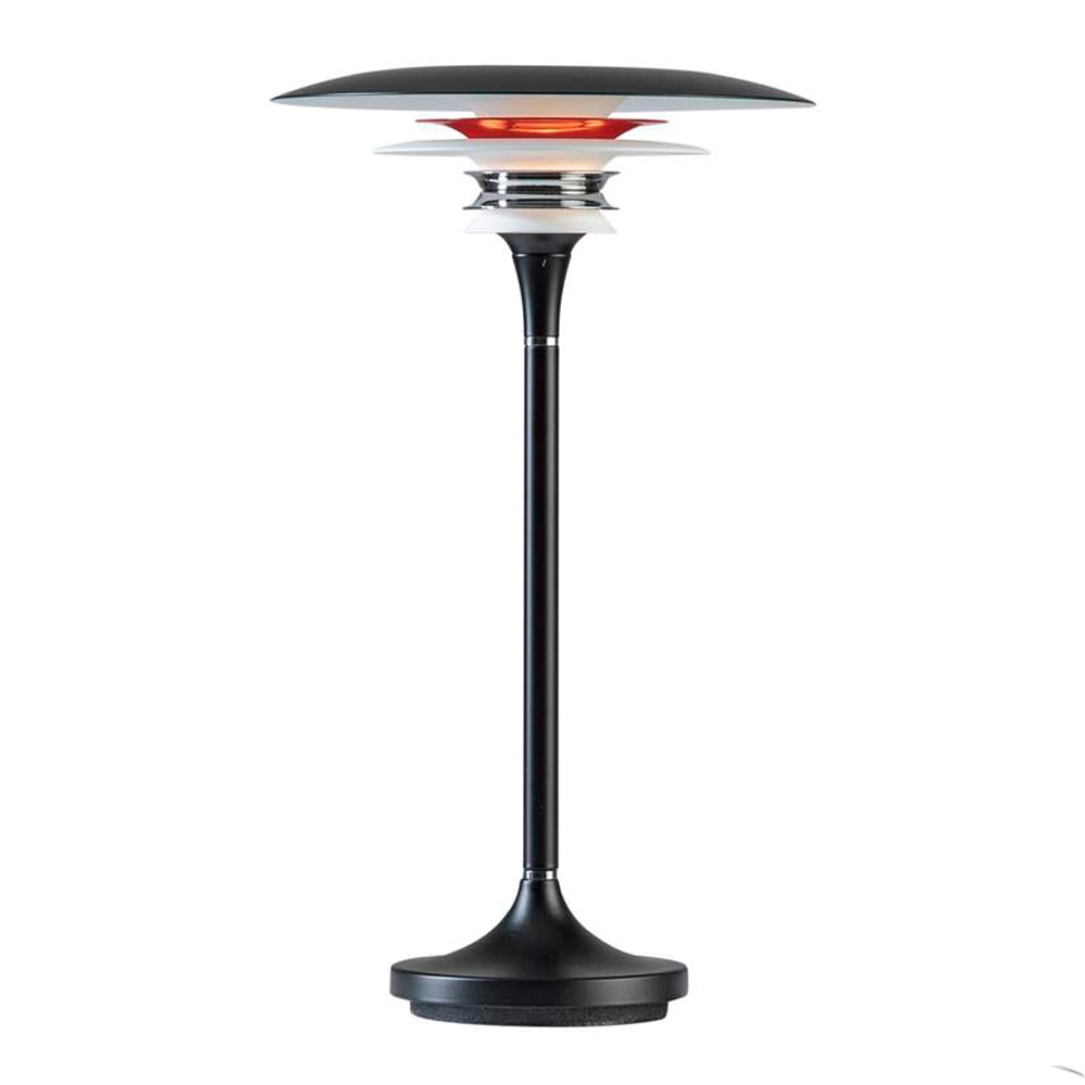 Diablo Bordslampa 20 cm Matt Svart/Blank Röd