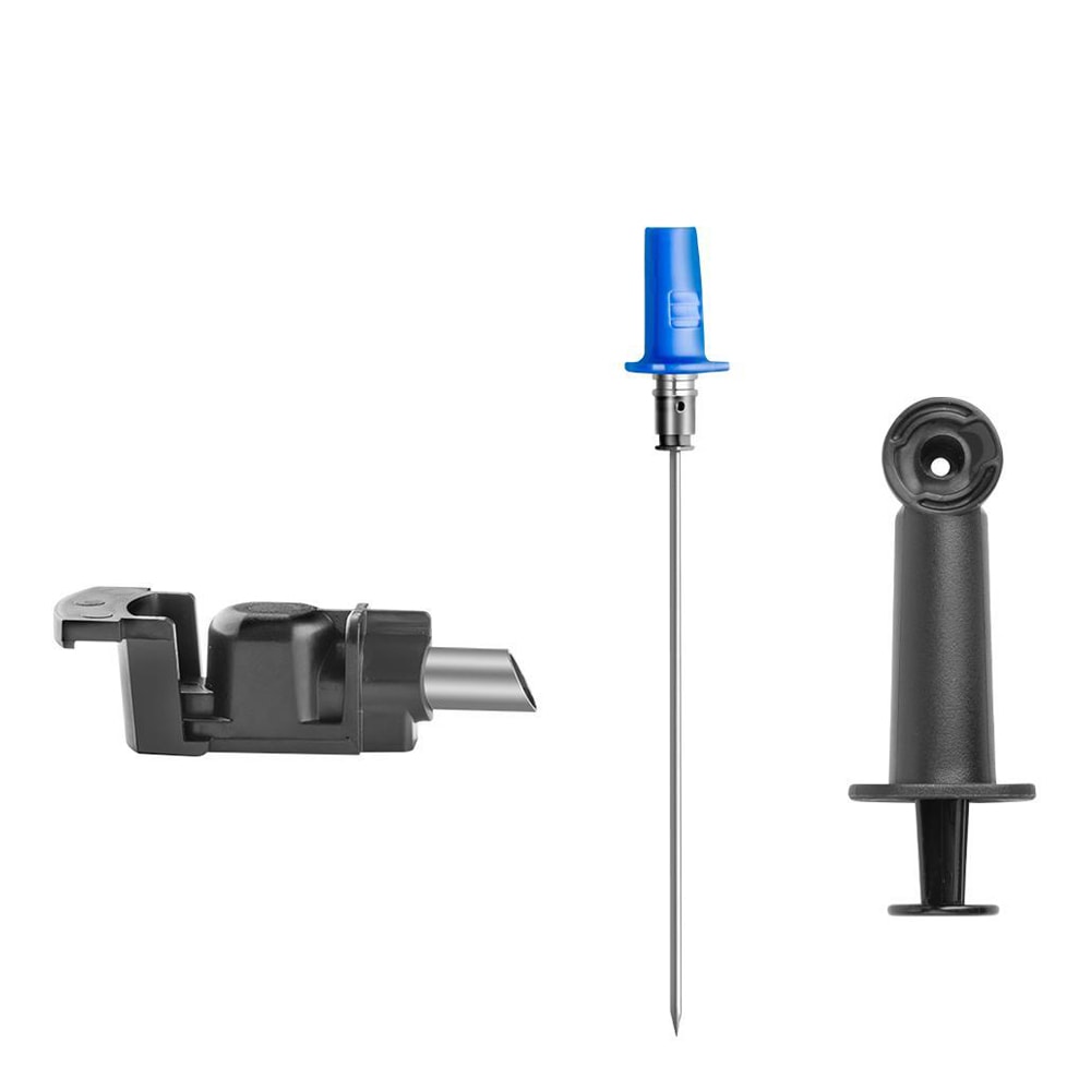 Set Standard nål- och munstycke 3 delar Svart