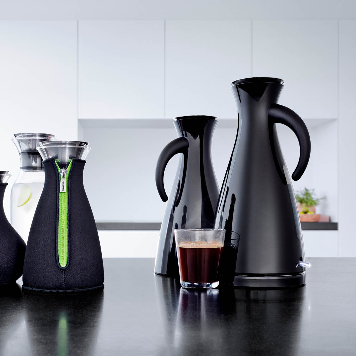 Termoskanna 1 L Svart