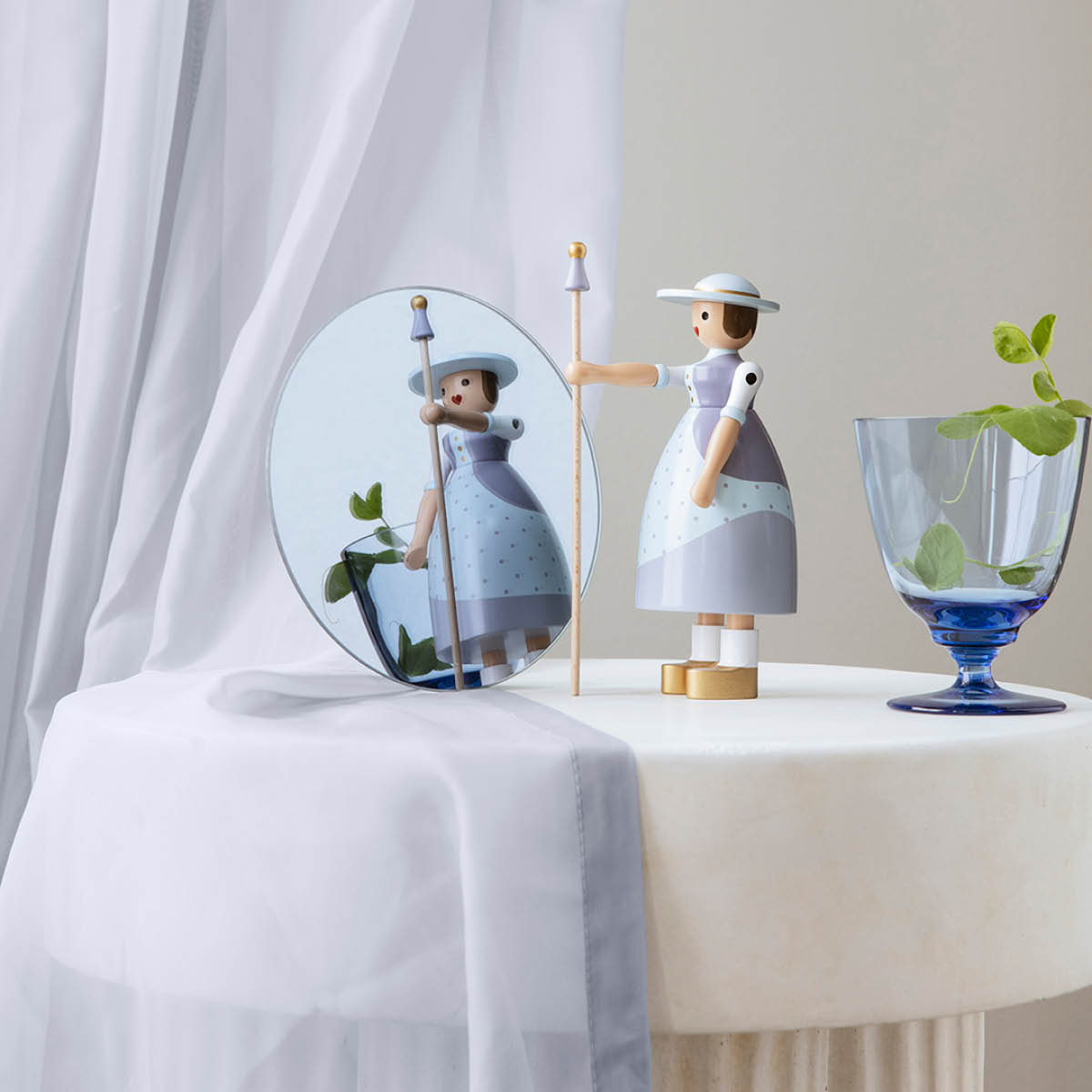 Herdinna 18 cm Ljusblå