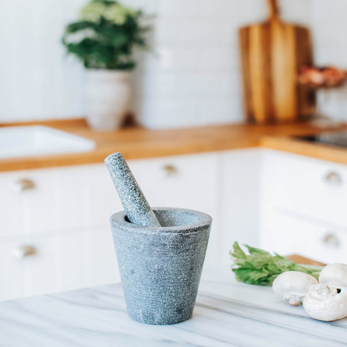 Boda Mortel 14 cm Granit