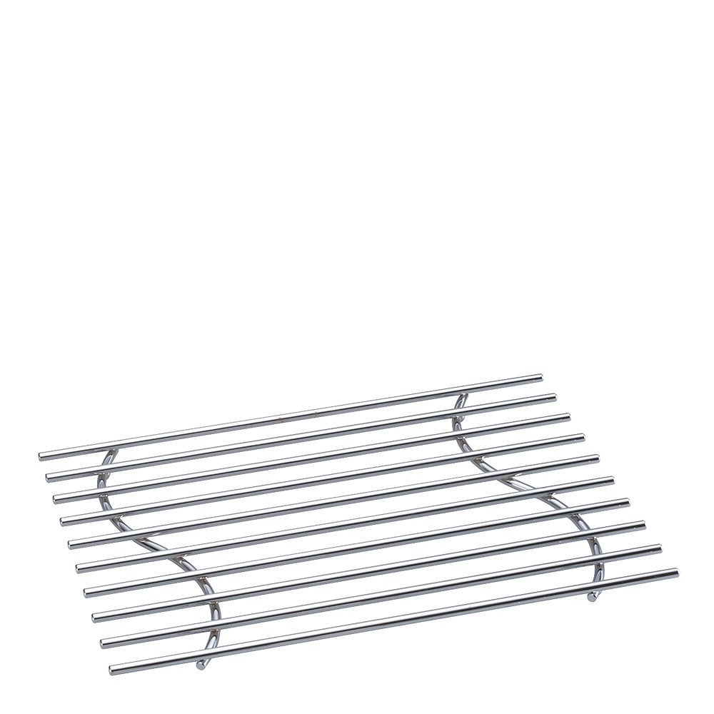 Grytunderlägg 45x30 cm Krom