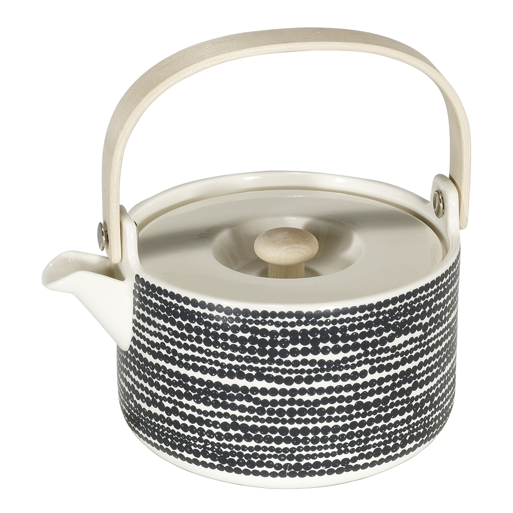 Räsymatto Tekanna Svart liten prick 70 cl