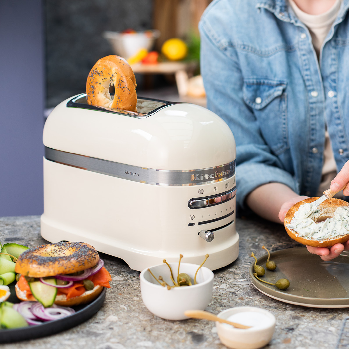 KitchenAid Artisan Brödrost 2 skivor Creme