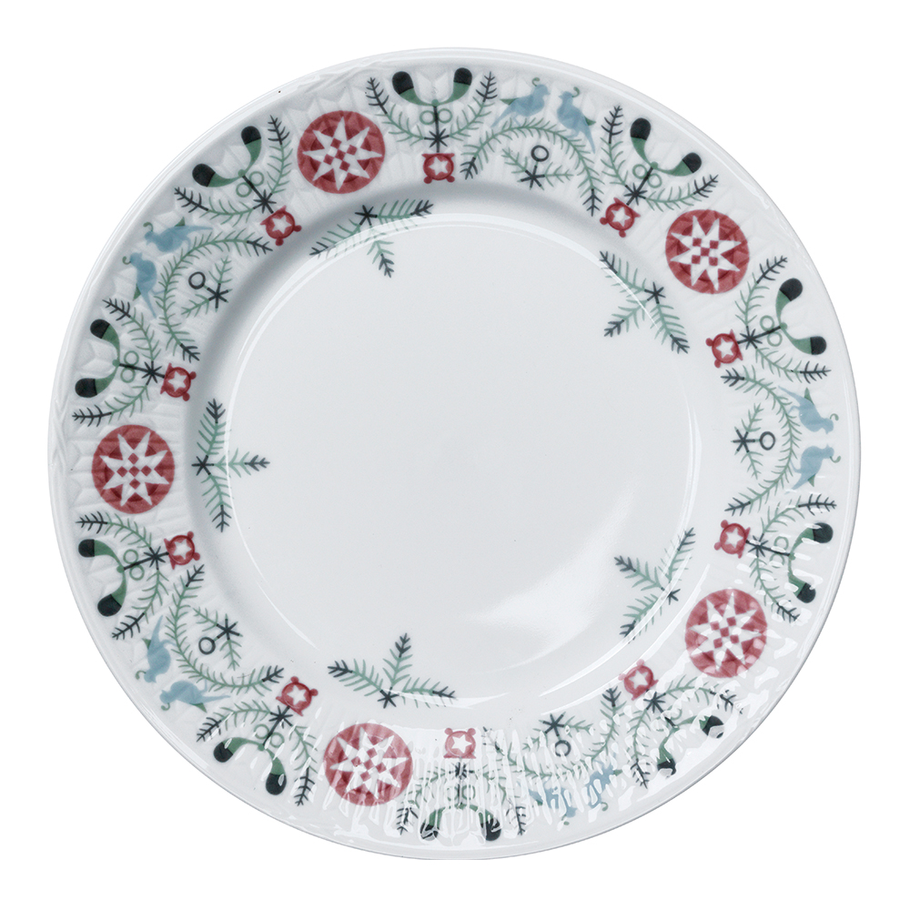 Swedish Grace Winter Tallrik flat 17 cm