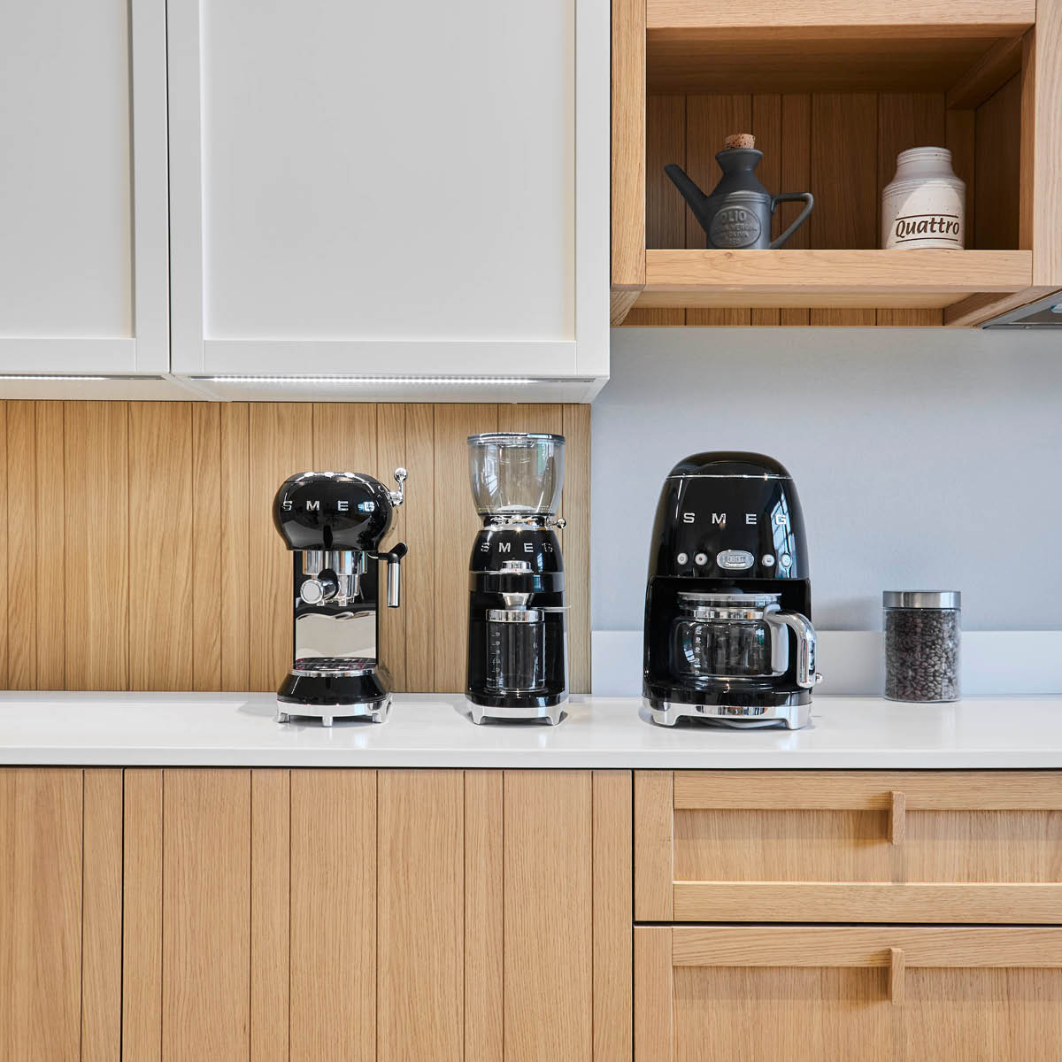 Smeg 50's Style Kaffebryggare Svart