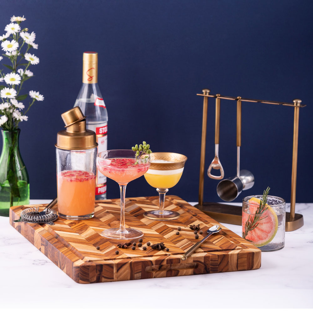 Skärbräda Fiskben 46x26 cm