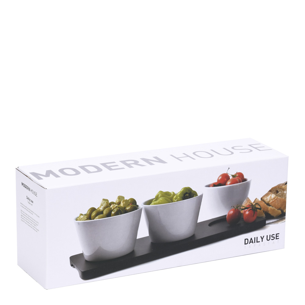 Daily Use Tapasfat 36x12,5 cm Vit/Svart