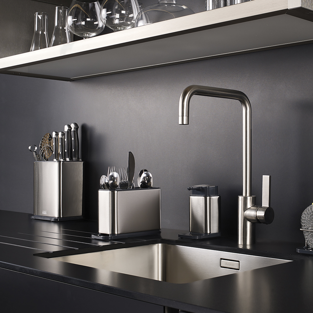 Caddy Diskställ Borstat Stål