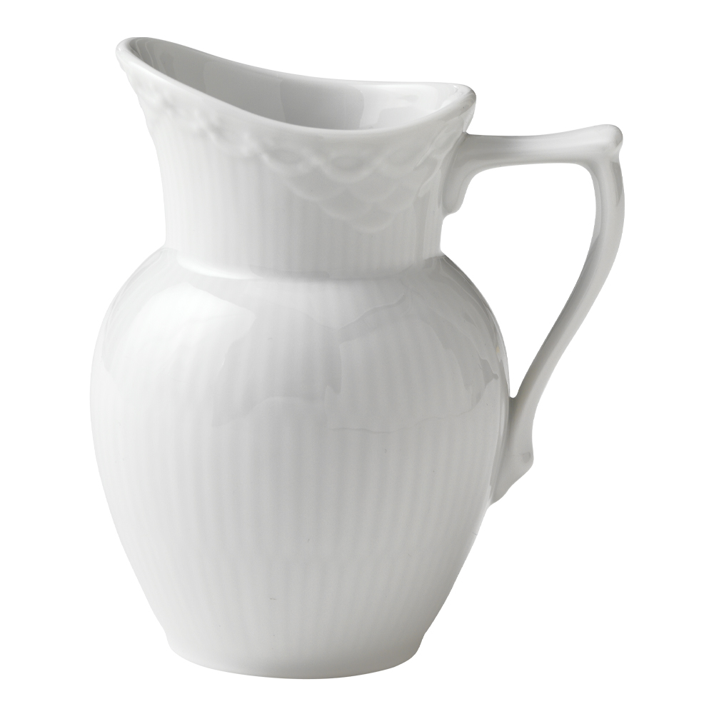 White Fluted Half Lace Kanna 17 cl