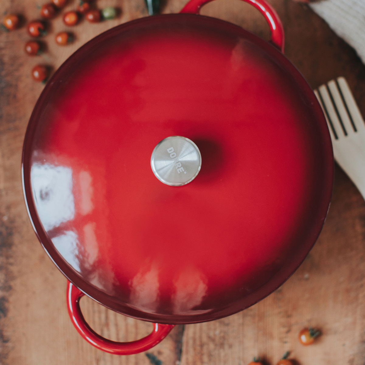 Gitty Gjutjärnsgryta 7 L Röd