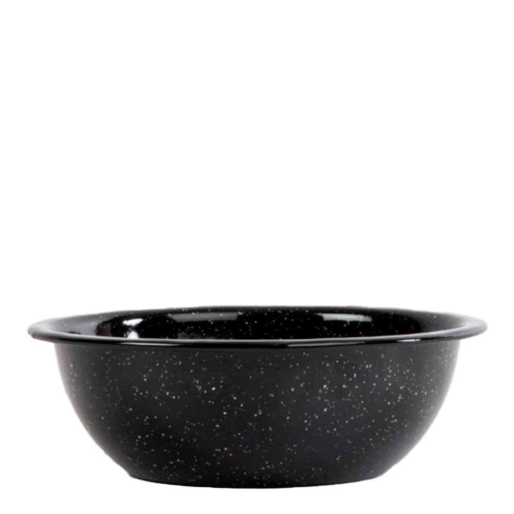 Doris Emaljskål 16 cm Svart