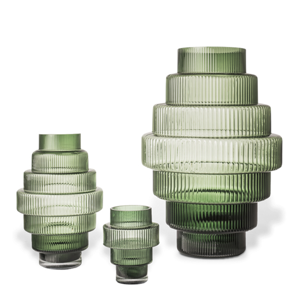 Steps Vas 30 cm Mörkgrön