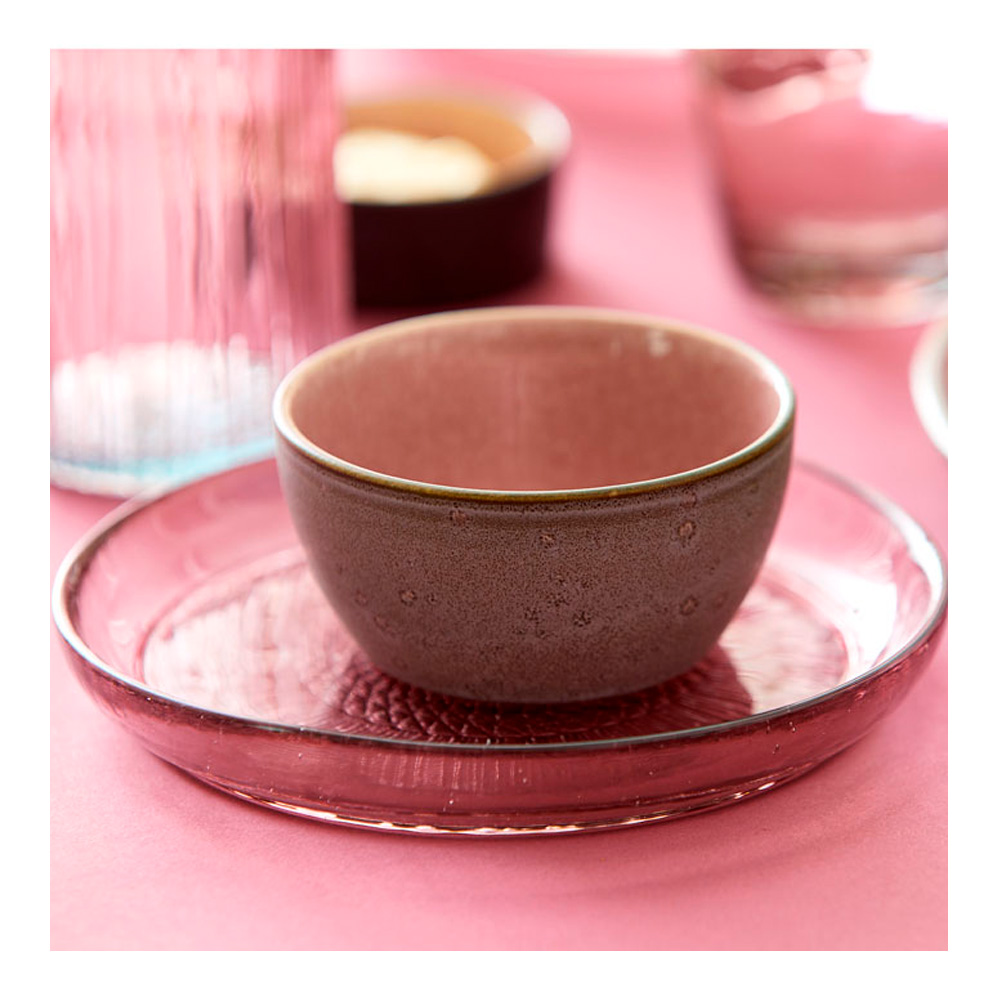 Skål 12 cm Grå/Rosa