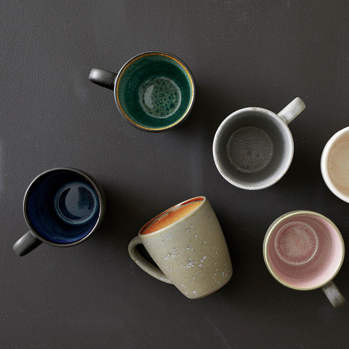 Mugg 19 cl Svart/Mörkblå