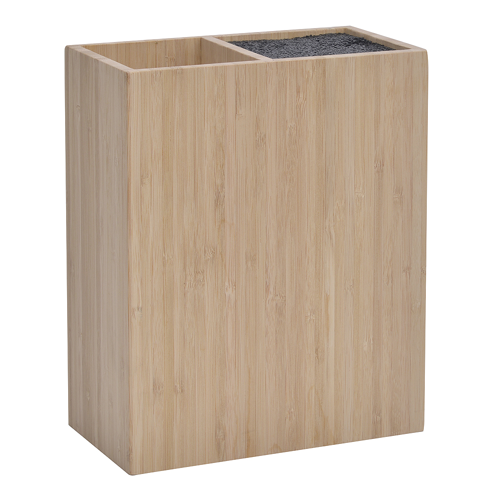 North Knivblock med fack Bambu