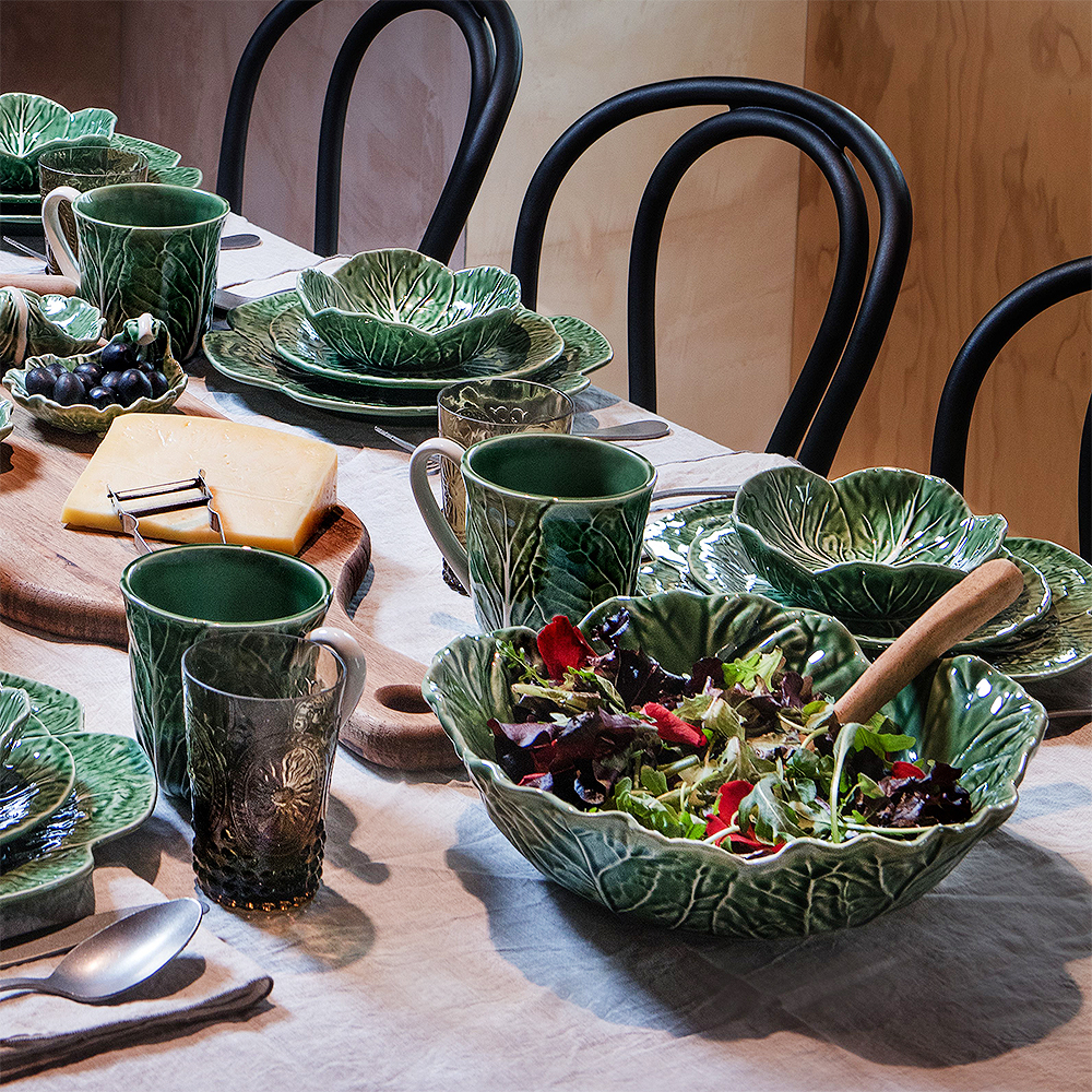 Cabbage Skål Kålblad 22,5 cm Grön