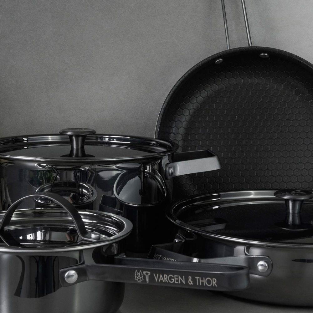 Pro Grytset 4-delar Svart