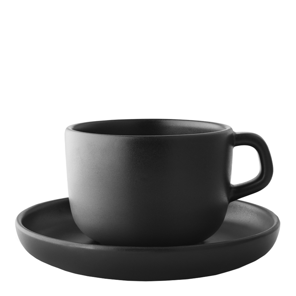Nordic Kitchen Kopp med Fat 20 cl Svart