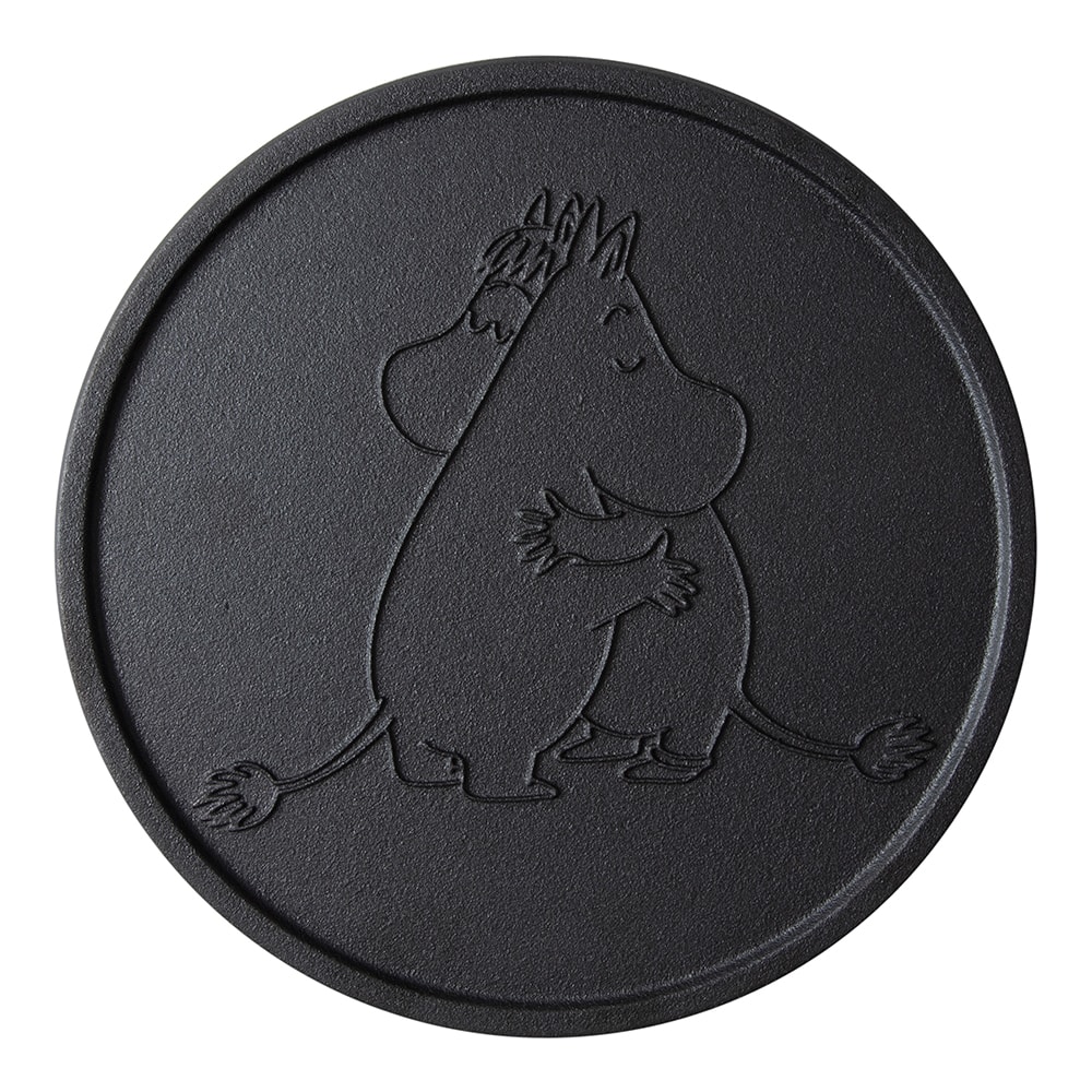 Mumin Grytunderlägg Gjutjärn Svart