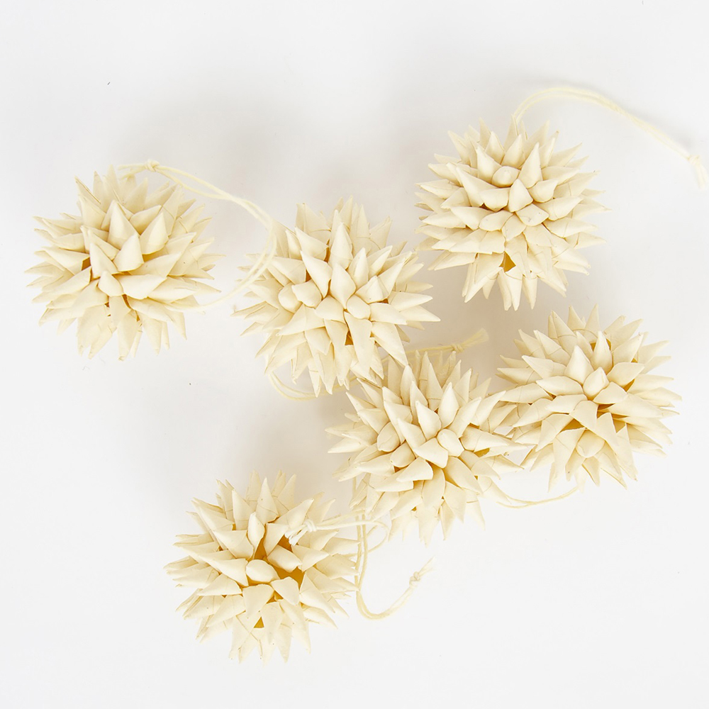 Julhänge Kotte-Mini 6-pack Beige