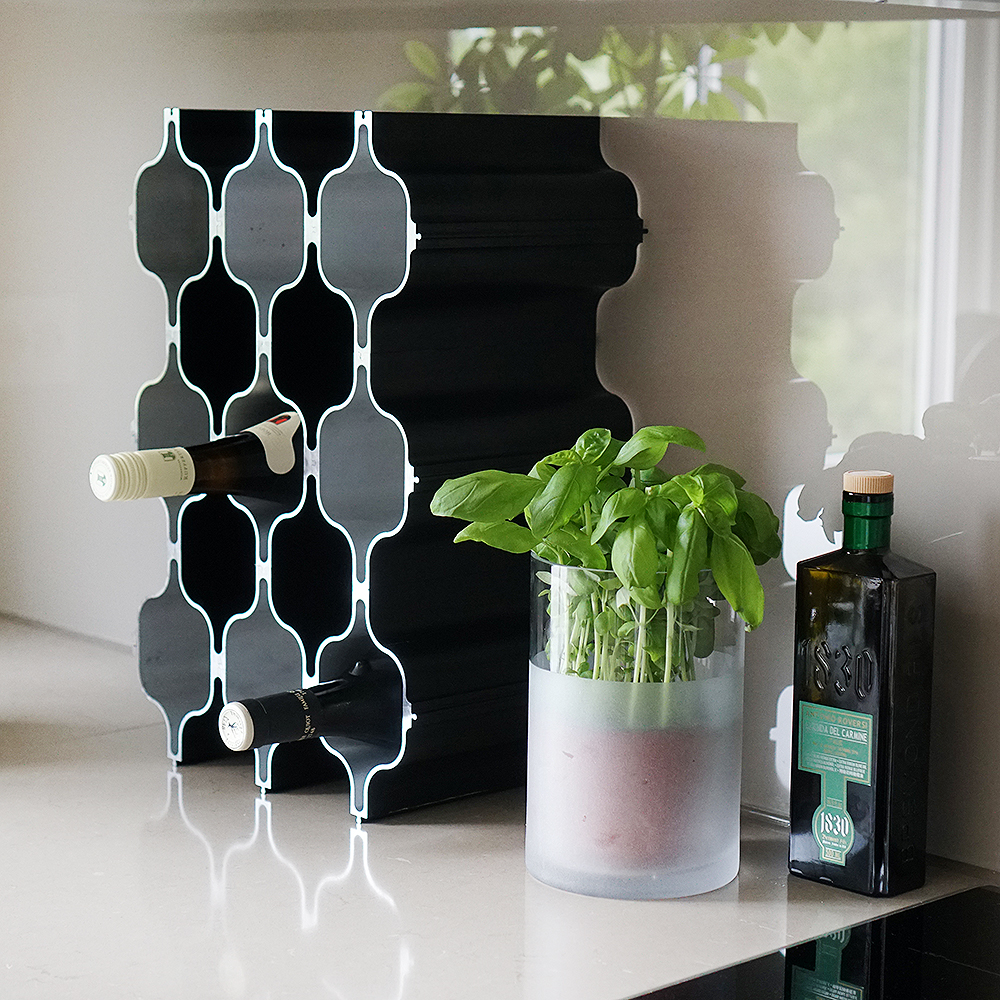 Hex Vinställ 3 delar Svart