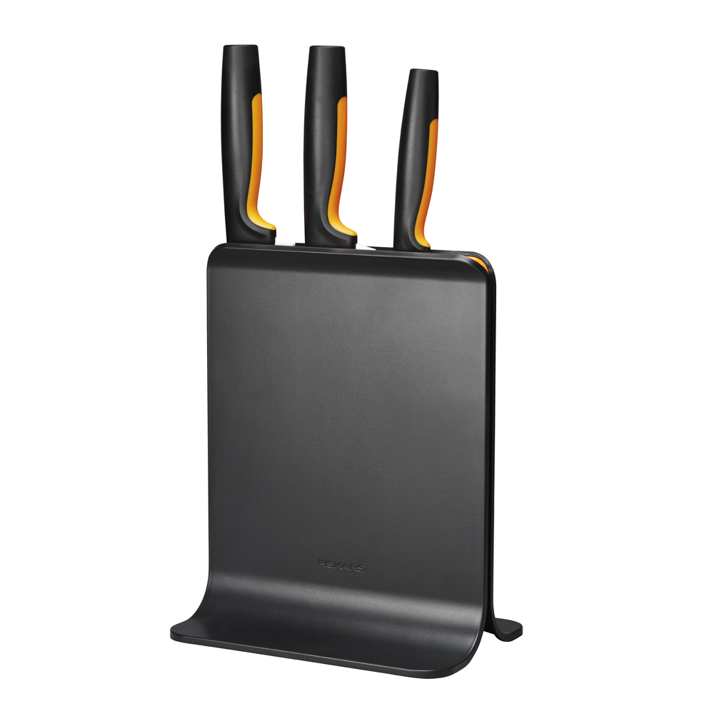 Functional Form Knivblock med 3 Knivar Svart