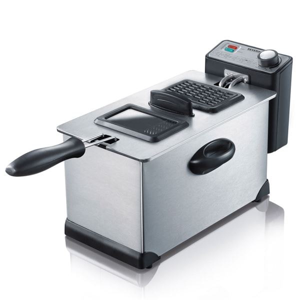 Frityrgryta 3L 2000W Stål